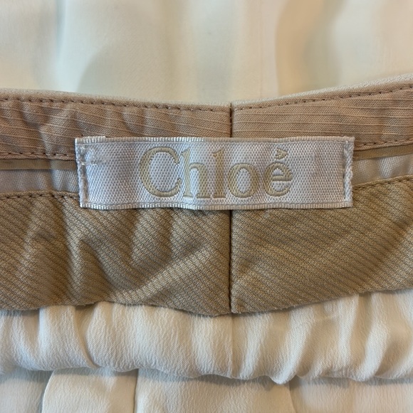 Chloe milk cropped pants EU size 42 Made in Italy - Picture 4 of 8